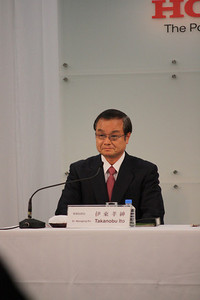 2009年6月から社長に就任する伊東孝紳専務。