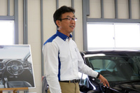 新型「インプレッサ」のプロジェクトゼネラルマネージャーを務める阿部一博氏。