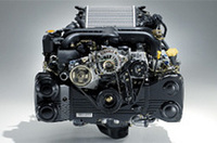 
	2リッター水平対向4気筒DOHC16バルブターボ・インタークーラー付きエンジン。
	 