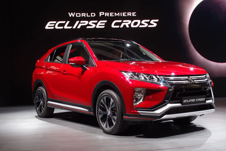 「三菱エクリプス クロス」。写真は2017年のジュネーブモーターショーに出展されたときのもの。