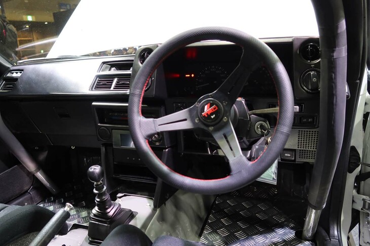 トヨタAE86 BEVコンセプト（コックピット周辺部）