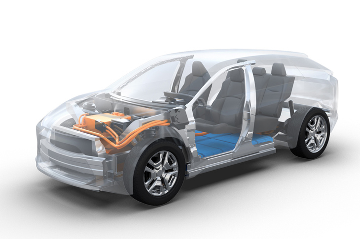 トヨタがスバルとの共同開発を計画しているEVのプラットフォーム。（イメージ）