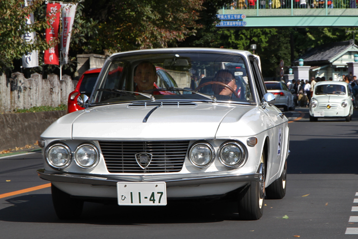 「ランチア・フルビア クーペ」。1965年に登場した初期型で、原形が保たれている。