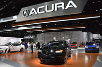 北米を主戦場とするホンダのプレミアムブランド「アキュラ」の展示スペース。