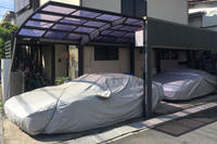 普段はボディーカバーをかけて保管。
