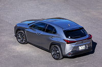 Cセグメントに分類できる「レクサスUX」。ボディーサイズは全長×全幅×全高＝4495×1840×1540mm、ホイールベース2640mmとなる。