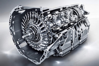 9段オートマチックトランスミッション「9G-TRONIC」のカットモデル。