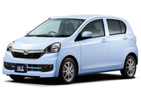 2013年8月の改良で「スマートアシスト」が設定された「ダイハツ・ミライース」。赤外線レーザーのみのシンプルなものとはいえ、この手のシステムが100万円以下の軽乗用車にも付くようになるとは……。