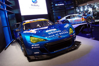 壇上には、今季のSUPER GTを戦うレーシングカー「BRZ GT300」が飾られた。