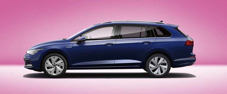 新型フォルクスワーゲン・ゴルフヴァリアント（ボディーカラー：アトランティックブルーメタリック）