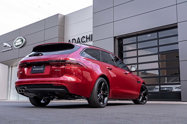 ジャガー久々のステーションワゴンとなった「XFスポーツブレイク」。2017年11月に受注を開始し、2018年にデリバリーが本格スタートした最新モデルだ。