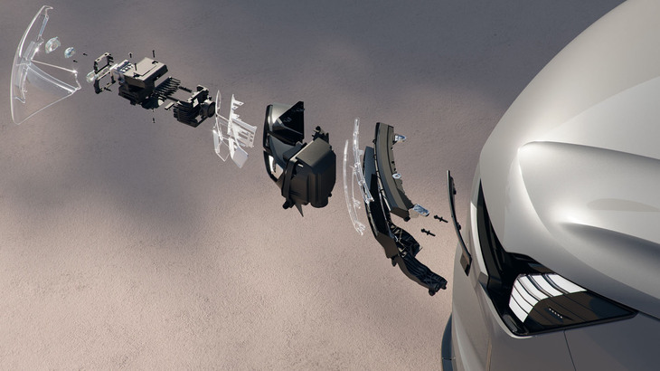 ボルボEX90（ヘッドランプ）