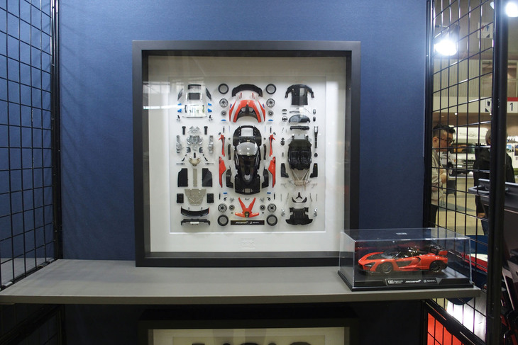 「オートモビル カウンシル2025」のタミヤブースの様子。