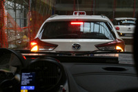 他の欧州都市同様、写真の「オーリス ツーリングスポーツ」など、トヨタ製ハイブリッド車は、トリノでも台数を増やしている。