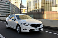 【スペック】アテンザワゴン20S：全長×全幅×全高＝4800×1840×1480mm／ホイールベース＝2750mm／車重＝1450kg／駆動方式＝FF／2リッター直4DOHC16バルブ（155ps/6000rpm、20.0kgm/4000rpm）／燃費＝17.4km/リッター（JC08モード）／価格＝250万円（テスト車＝280万9750円）