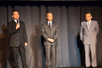 2013年、アウディのモータースポーツ活動に深くかかわる3氏。写真左から、apr代表の金曽裕人氏、Hitotsuyama Racing代表の一ッ山幹雄氏、そしてノバ・エンジニアリングの森脇基恭氏。