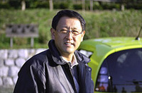 
	トヨタ自動車　常務取締役
	アジア本部長、e-TOYOTA部担当の豊田章男氏
	 