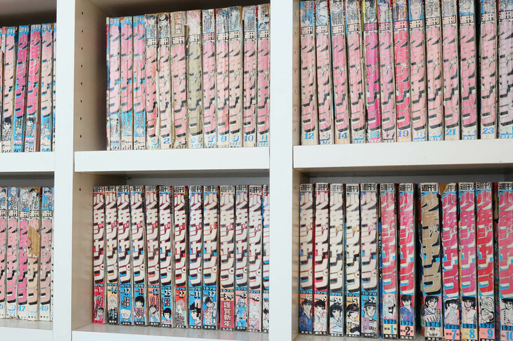 「サーキットの狼ミュージアム」には、『サーキットの狼』が連載されていた当時の『週刊少年ジャンプ』も収蔵されている。来場者が手にとって自由に閲覧できるのも、同ミュージアムの特徴だ。