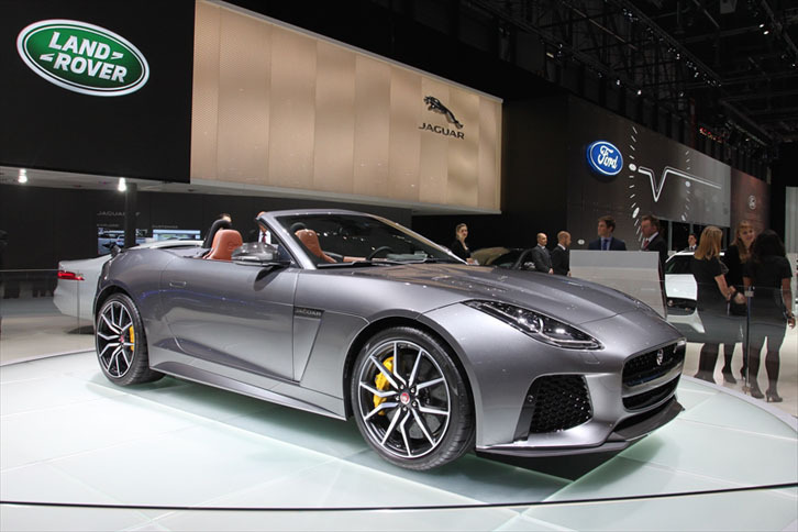 ジャガーFタイプ SVR コンバーチブル