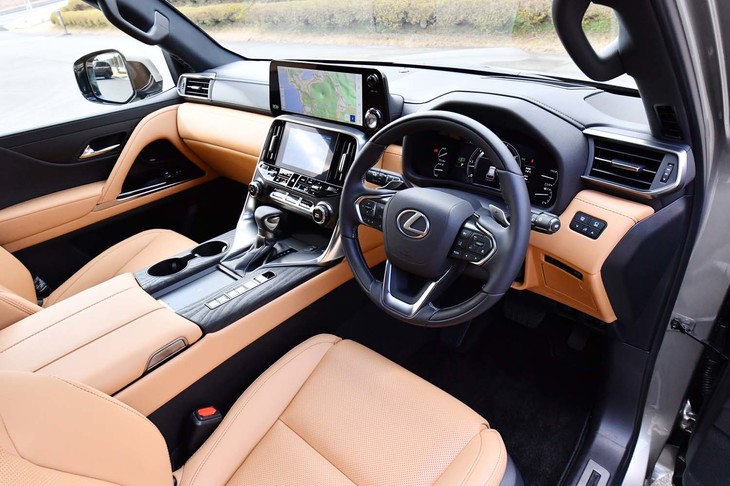 レクサスLX600（インテリア）