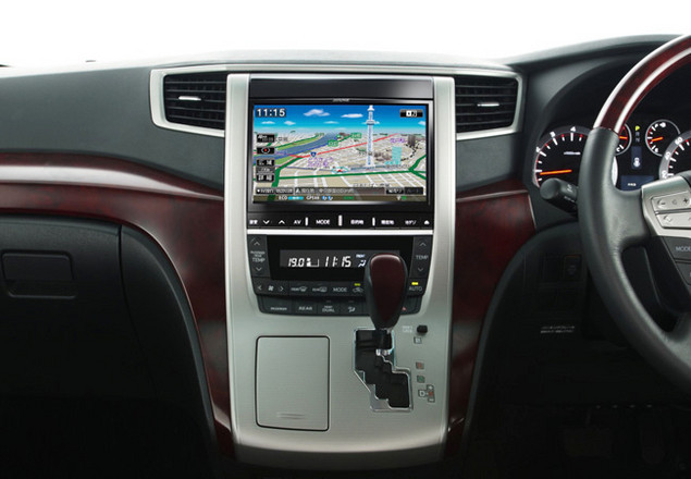 20アルファード 20ヴェルファイア アルパインナビ VIE-X009 パネル付き