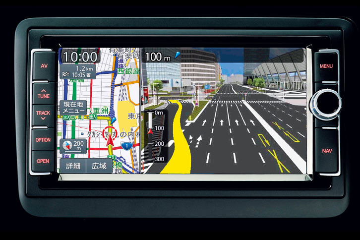 フォルクスワーゲン純正ナビゲーションシステムの「716SDCW」。