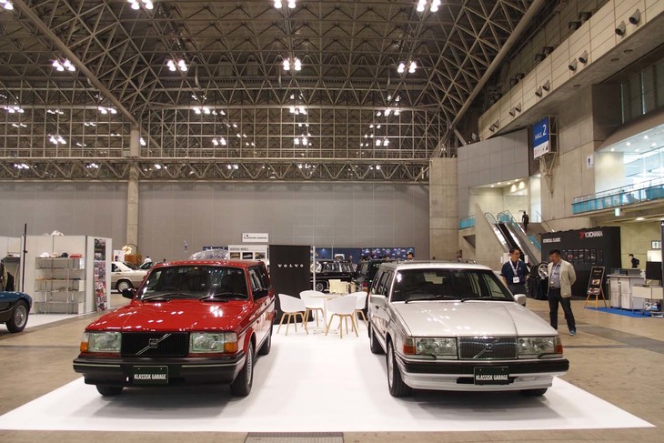 クラシックガレージブースの様子。