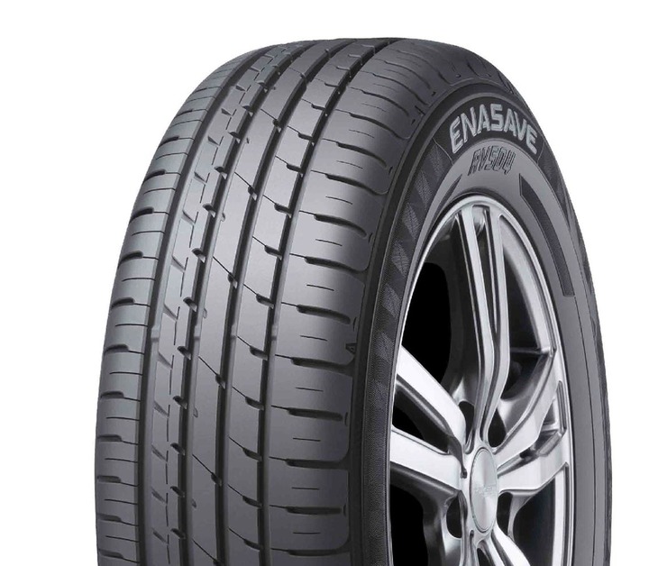 縦方向のグルーブが4本刻まれている従来モデル「エナセーブRV504」。各ブロックの幅は当然ながら狭くなる。