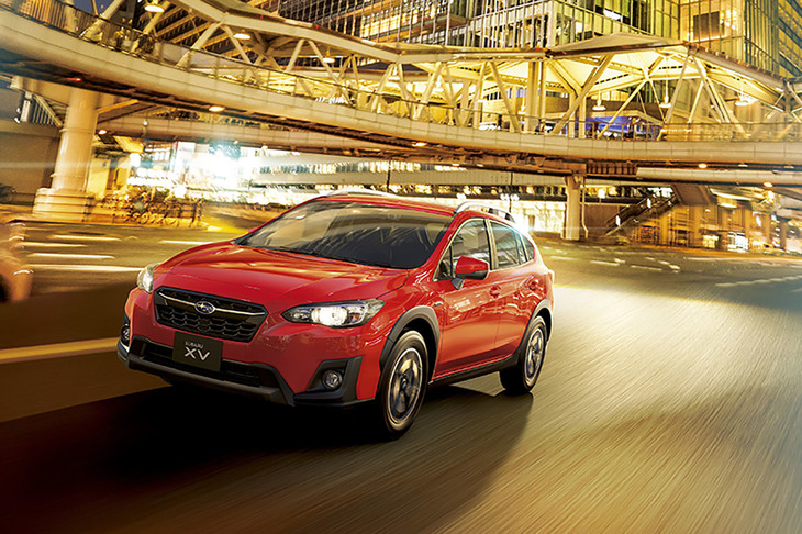 「スバルXV」は2019年のマイナーチェンジで先進運転支援システム「アイサイト・ツーリングアシスト」が全車に標準装備となった。