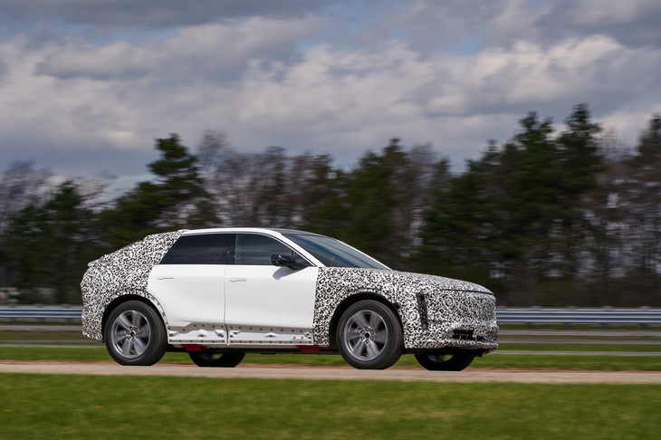 「キャデラック・リリック」のテスト風景。