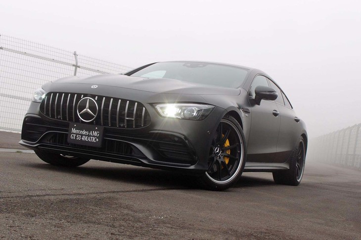 2019年2月に国内で発表された「メルセデスAMG GT 4ドアクーペ」。同年5月以降にデリバリーが開始される。