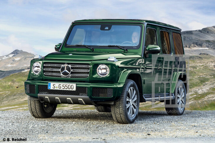 メルセデス・ベンツGクラス（フェイスリフト版）：2018年から市場投入されている現行型「Gクラス」（W464）は、間もなくフェイスリフトの時期を迎える。外観上の革新はおそらくほとんどないだろうが、インテリアにはMBUXが導入される可能性が高い。