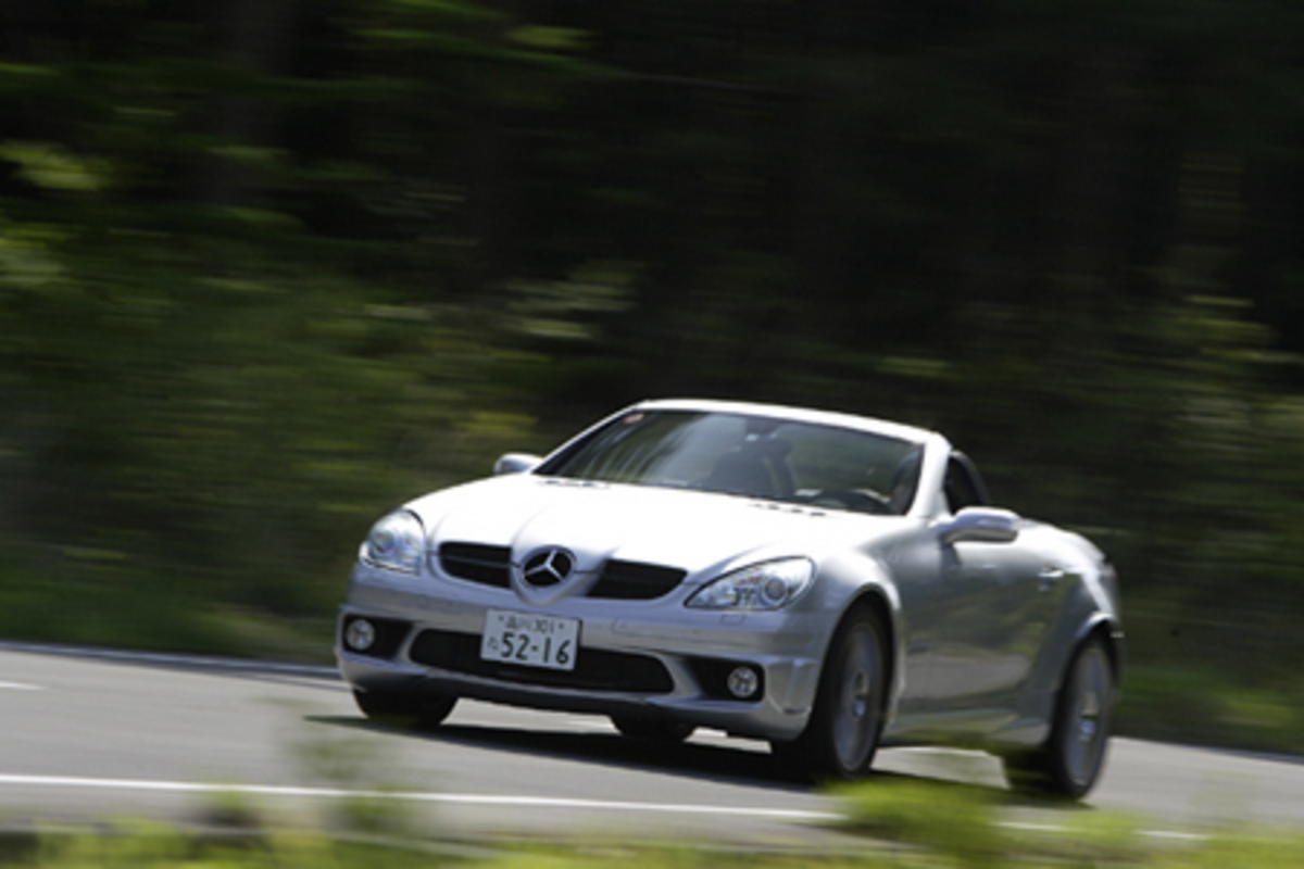 メルセデス・ベンツSLK 55 AMG（FR/7AT）【試乗記】 硬派に開放感は