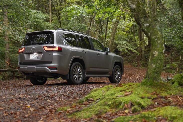 足まわりはフロントがダブルウイッシュボーン式でリアがトレーリングリンク車軸式。4つのダンパーの減衰力を個別に制御可能な「AVS」を標準装備する。