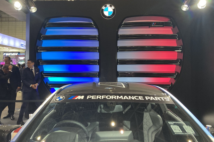 BMWブースの様子。