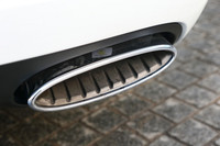 スパイラル加工が施されたエキゾーストエンドは「GTスピード」の証し。