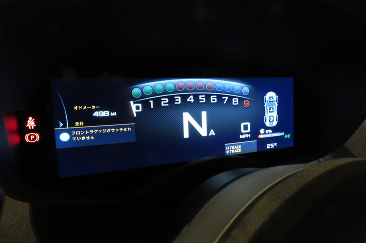 マクラーレン600LT（メーターパネル）