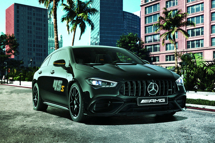 メルセデスAMG CLA45 S 4MATIC＋ シューティングブレーク ファイナルエディション（写真のボディーカラーはナイトブラック＜ソリッド＞）