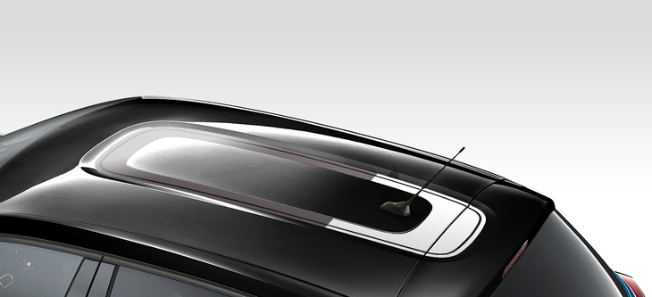 「Suzuri」のルーフステッカーはタプナード／ブラック。