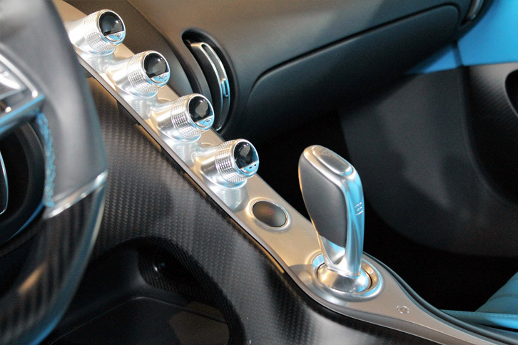 ブガッティ・シロン（インテリア）