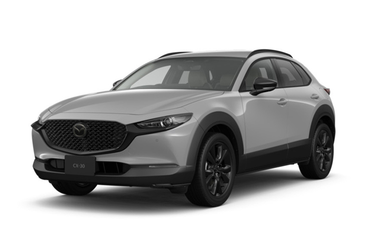 「マツダCX-30」にもマイルドハイブリッド機構付きの2.5リッター直噴直4ガソリンエンジン「e-SKYACTIV G 2.5」搭載車が設定された。こちらも「マツダ3」と同じく、ディーゼルエンジン搭載車が廃止されている。