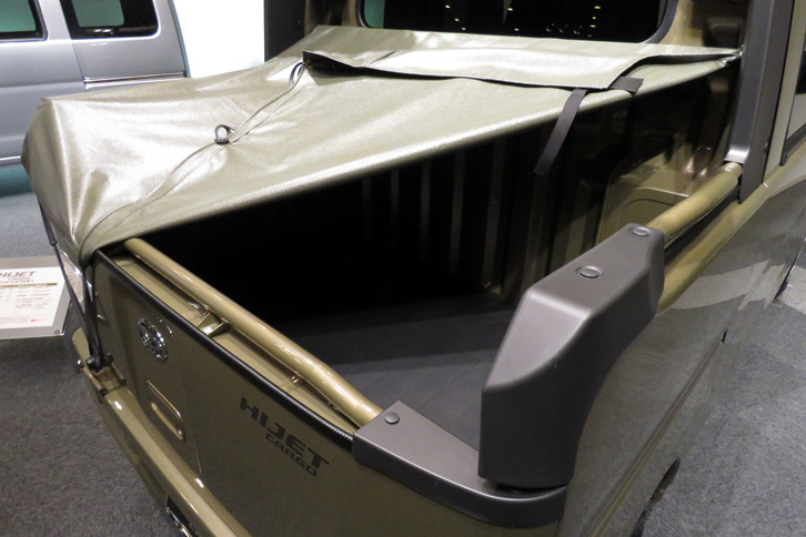 「ハイゼット デッキバン」のオープンデッキ。