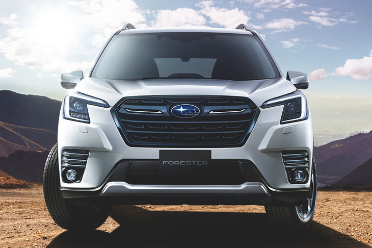 「スバル・フォレスター」の大幅改良モデルも登場。フロントマスクのデザインが変わっただけでなく、先進運転支援システム「アイサイト」が最新バージョンにアップデートされる。