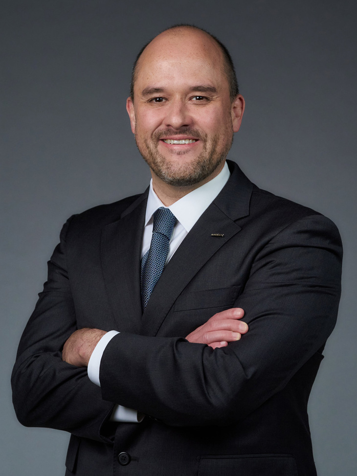 チーフ プランニング オフィサーから昇格するかたちで、日産自動車の代表執行役社長兼最高経営責任者（CEO）に就任したイヴァン・エスピノーサ氏。