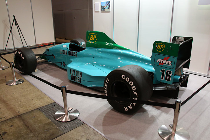 SPARK JAPANのブースに展示された「March 881 Leyton House」。