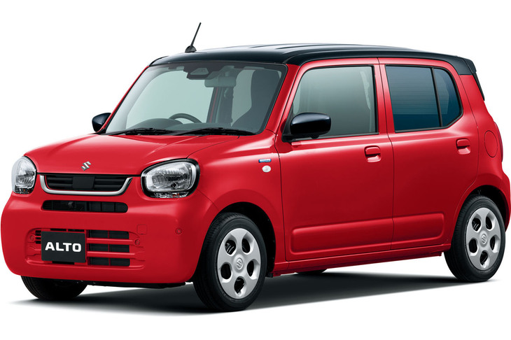 「フェニックスレッドパール」とブラックルーフのツートンカラー。