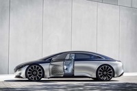 メルセデス・ベンツの新たな電動高級サルーン「ヴィジョンEQS」登場【フランクフルトショー2019】の画像