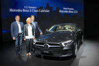 ロサンゼルスオートショー2017年で発表された、新型「メルセデス・ベンツCLS」。