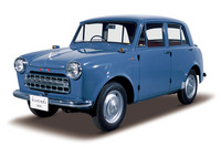 1955年に登場した「ダットサン・セダン」（写真は1956年式「ダットサン・セダン113型」）。