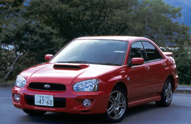 【スペック】WRX（5MT/4AT）：全長×全幅×全高＝4415×1740×1425mm/ホイールベース＝2525mm/車重＝1360/1390kg/駆動方式＝4WD/2リッター水平対向4DOHC16バルブターボ・インタークーラー付き（250ps/6000rpm、34.0kgm/3600rpm）/車両本体価格＝245.3/260.6万円（テスト車＝269.8/285.1万円/濃色ガラス（リヤドア・リヤ）、HID[高輝度放電式]ロービームランプ（光軸調節スイッチ付）、IMPREZAビルトインDVDナビゲーションシステム＋MDプレーヤー＆AM/FM電子チューナー一体オーディオ（4スピーカー）=24.5万円）